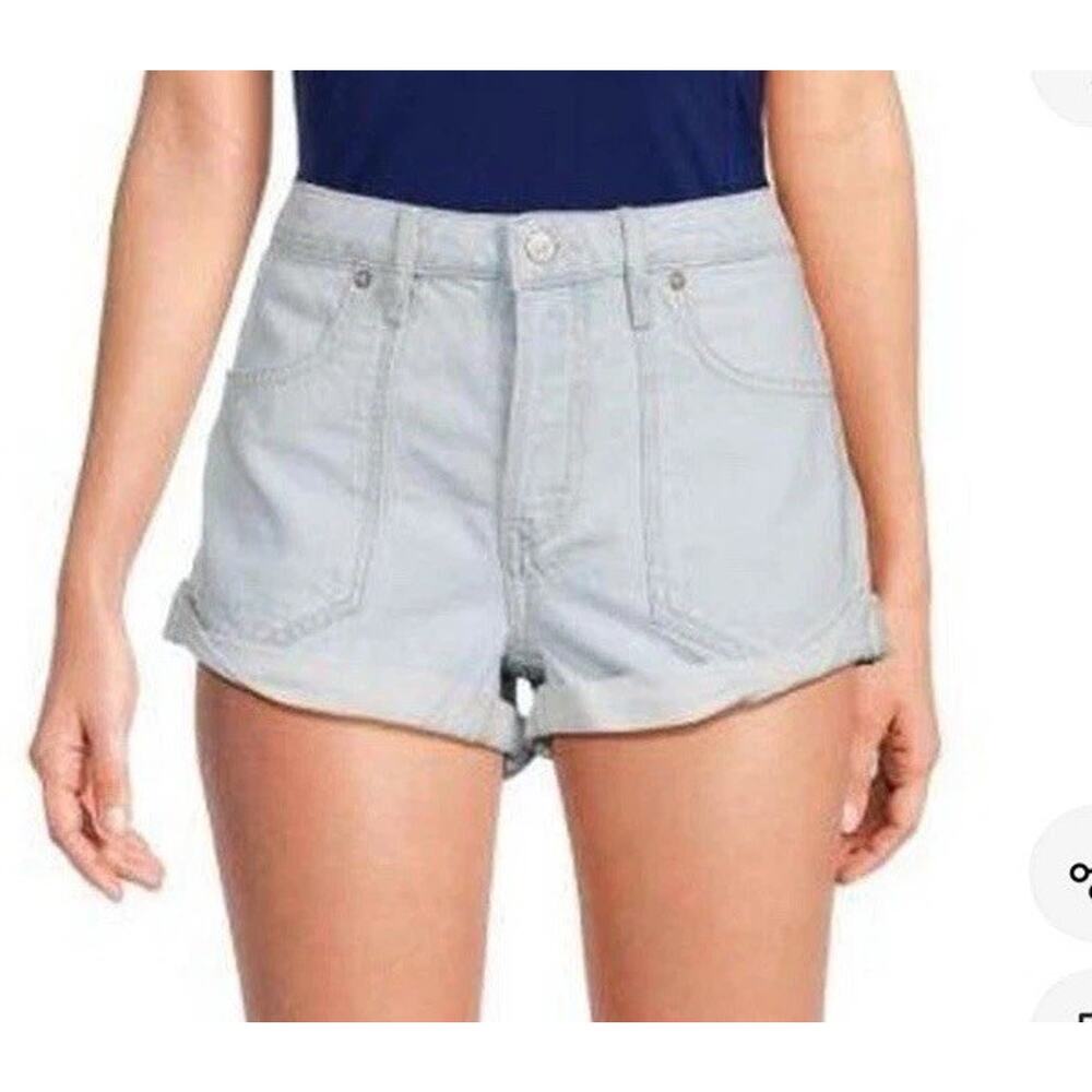 Free People Beginners Luck Slouch Denim Shorts, We The Free, Women’s Size 28